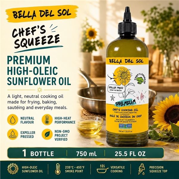 BELLA DEL SOL PREMIUM COOKING OIL 750ML BB12/26