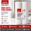 Image 1 : BEST BUY 8=24 TRIPLE ROLL TOILET PAPER