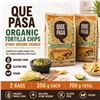Image 1 : 2 QUE PASA SALTED TORTILLA CHIPS 350G BB 06/26