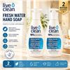 Image 1 : 2 LIVE CLEAN FRESH WATER HAND SOAP 500ML