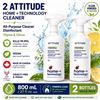 Image 1 : 2 ATTITUDE ALL PURPOSE CLEANER 800ML BB 09/26