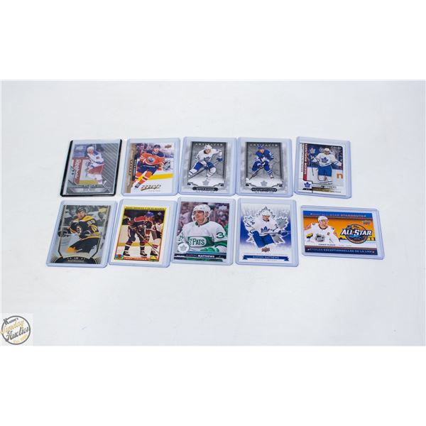 10 ASSORTED HOCKEY CARDS