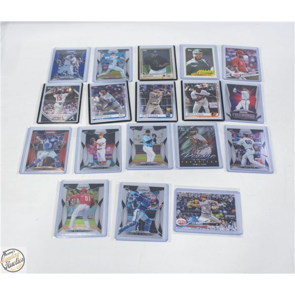 18 ASSORTED BASEBALL CARDS