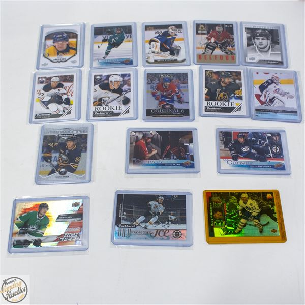 16 ASSORTED HOCKEY CARDS