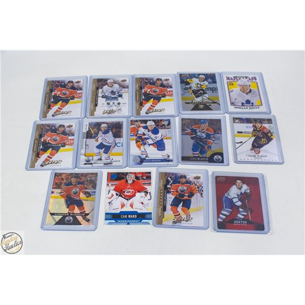 14 ASSORTED HOCKEY CARDS