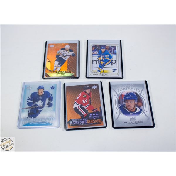 5 ASSORTED HOCKEY CARDS