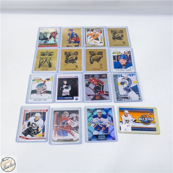 16 ASSORTED HOCKEY CARDS