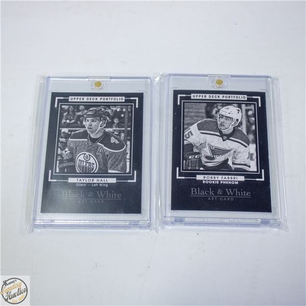 UPPER DECK PORTFOLIO BLACK AND WHITE CARDS: