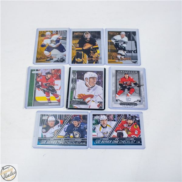 8 ASSORTED HOCKEY CARDS