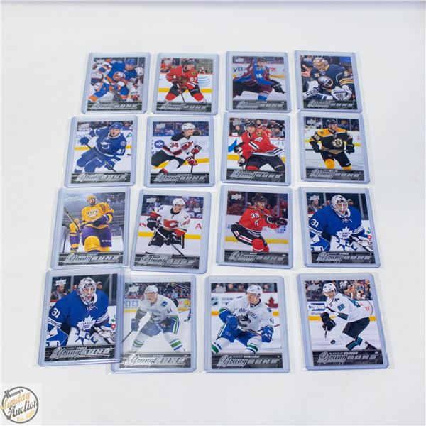 16 ASSORTED HOCKEY CARDS