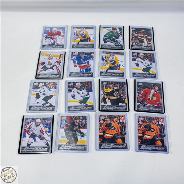 16 ASSORTED HOCKEY CARDS