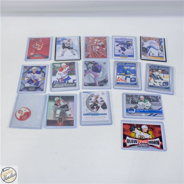 15 ASSORTED HOCKEY CARDS
