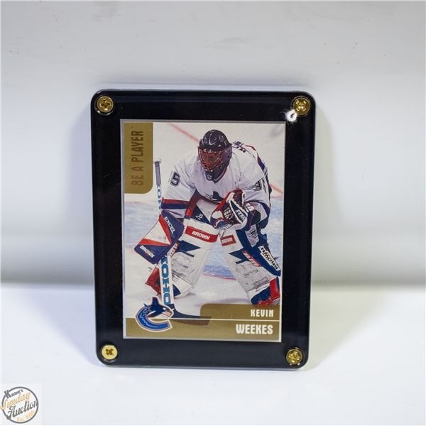 1999 IN THE GAME BE A PLAYER KEVIN WEEKES