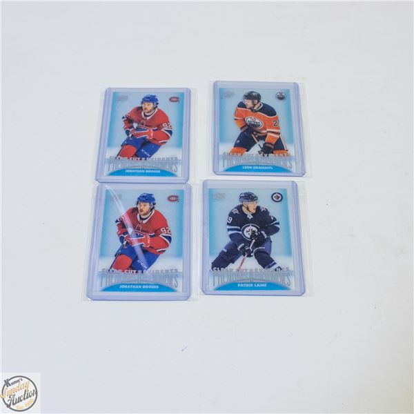 4 ASSORTED 2018-19 TIM HORTONS UPPER DECK CLEAR