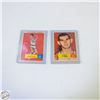 Image 1 : 2 VINTAGE BASKETBALL CARDS JIM KREBS CHARLIE TYRA