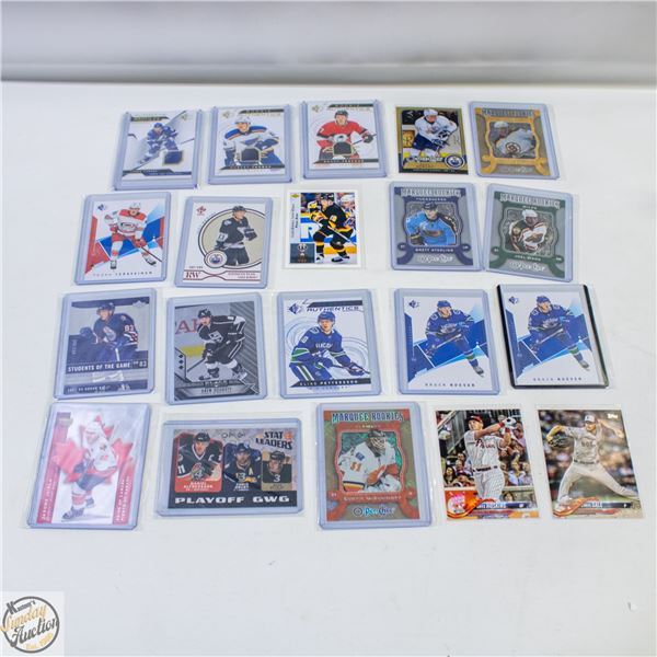 20 ASSORTED SPORTS CARDS