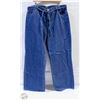Image 1 : NEW BUFFALO WOMENS SZ 14 WIDE LEG BELTED JEANS