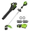 Image 1 : NEW GREENWORKS 730 CFM BRUSHLESS BLOWER & TRIMMER
