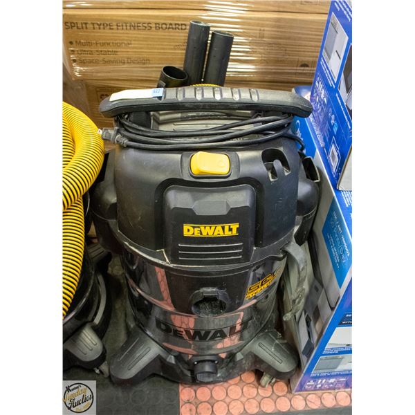 DEWALT STAINLESS STEEL QUIET WET & DRY VACUUM