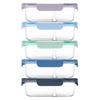 Image 1 : NEW 10 PIECE ELLO DIVIDED GLASS FOOD STORAGE SET