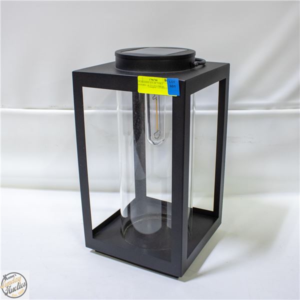 GTX BRANDS SOLAR TABLE LANTERN - 40 TO 20 LUMENS