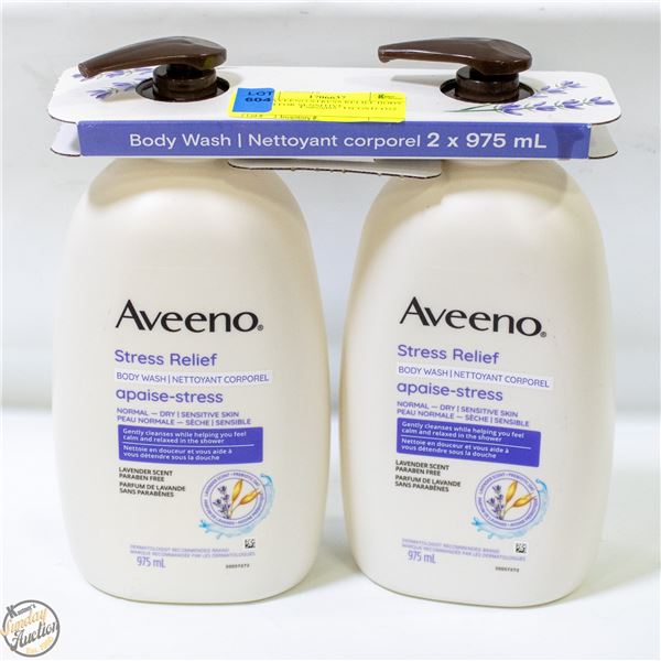 2 PK AVEENO STRESS RELIEF BODY WASH FOR SENSITIVE