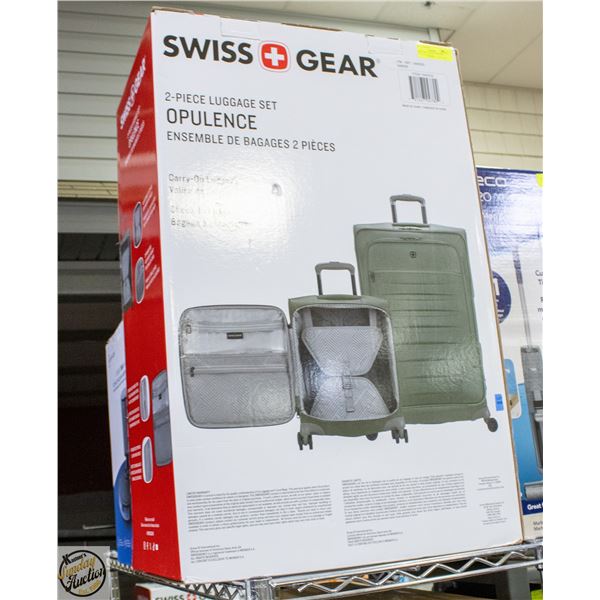 2 PIECE SWISS GEAR OPULENCE SOFT LUGGAGE SET