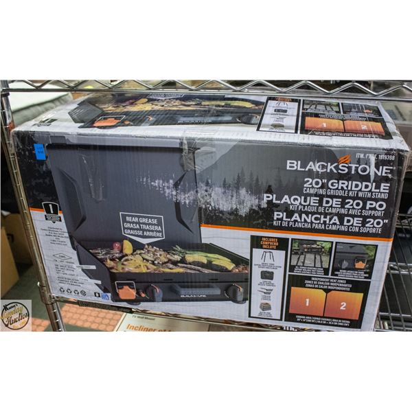 BLACKSTONE 20" CAMPING GRIDDLE WITH STAND