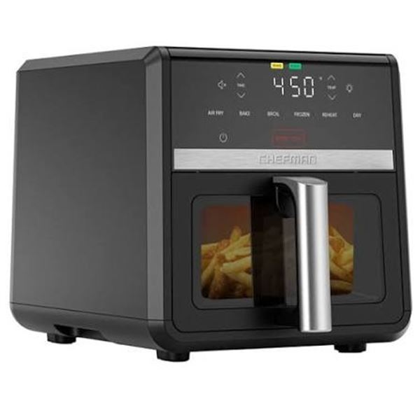 NEW CHEFMAN TURBOFRY XL AIR FRYER - BLACK 8.5L