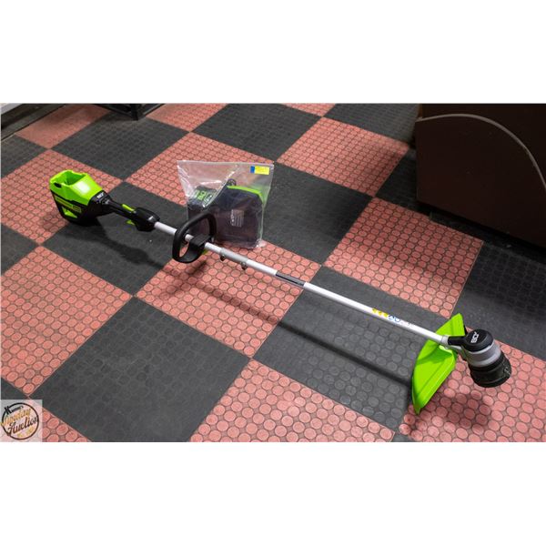 GREENWORKS 730 CFM BRUSHLESS BLOWER & TRIMMER