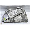 Image 1 : NEW WASH LUXE AREA RUG & RUNNER - GREY FLORAL