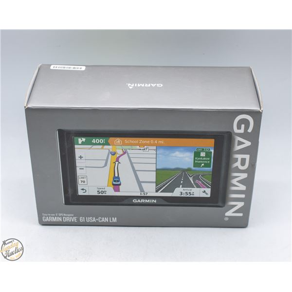 GARMIN DRIVE 61 USA+CAN LM 6 INCH GPS, TESTED