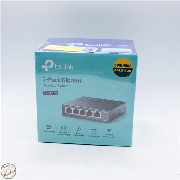 NEW SEALED TP-LINK TL-SG105 5 PORT GIGABIT DESKTOP