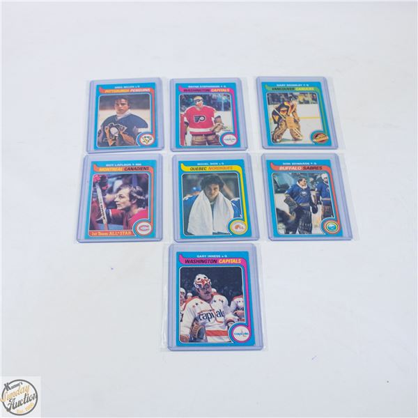 7 ASSORTED HOCKEY CARDS