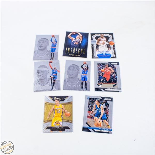 8 ASSORTED BASKETBALL CARDS