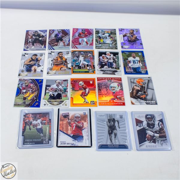 19 ASSORTED FOOTBALL CARDS