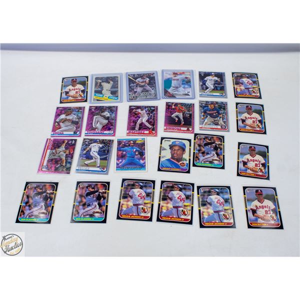 24 ASSORTED BASEBALL CARDS