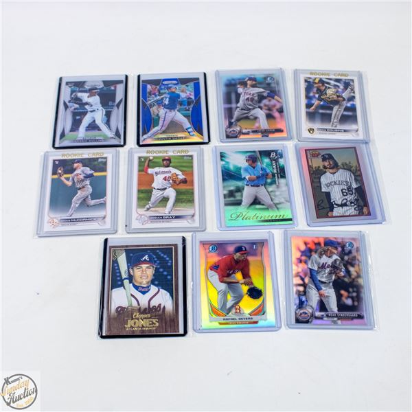11 ASSORTED BASEBALL CARDS