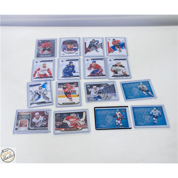 16 ASSORTED HOCKEY CARDS