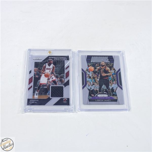 LEBRON JAMES AND JERMAIN O'NEAL CARDS