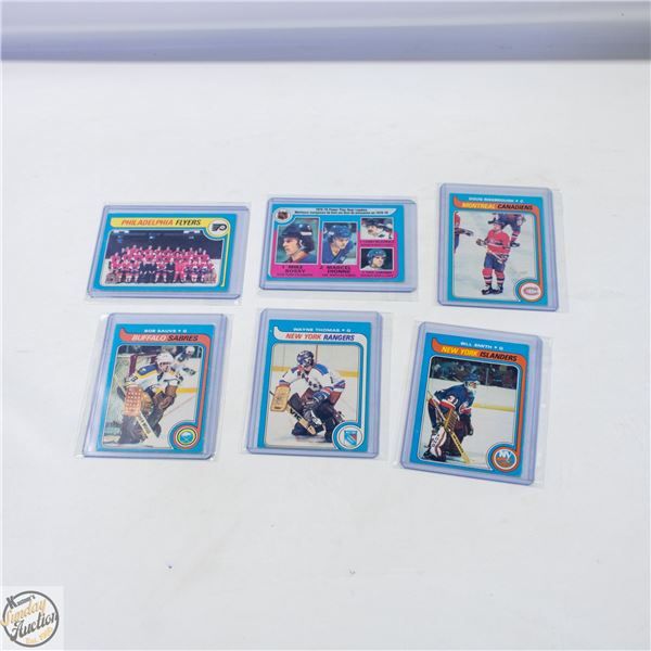 6 ASSORTED HOCKEY CARDS