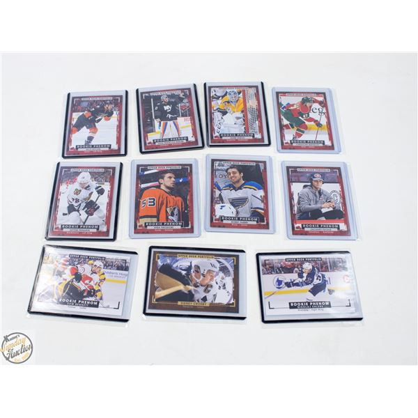 11 ROOKIE PHENOM CARDS