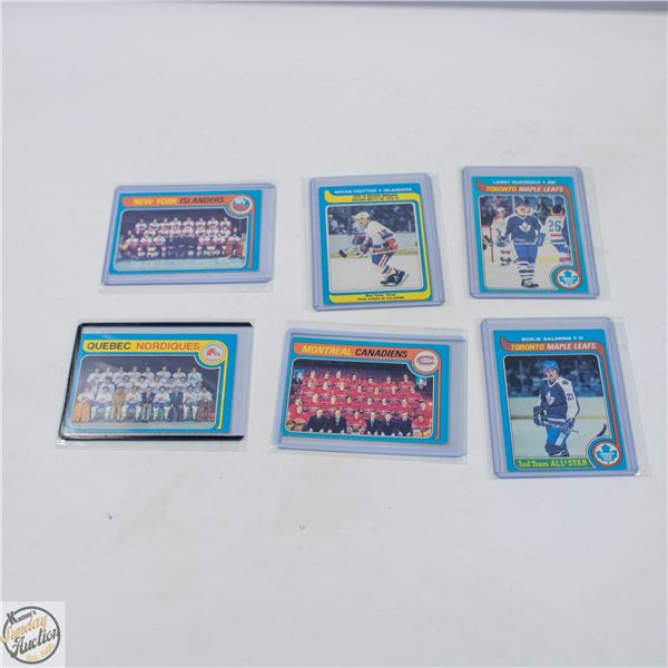 6 ASSORTED HOCKEY CARDS