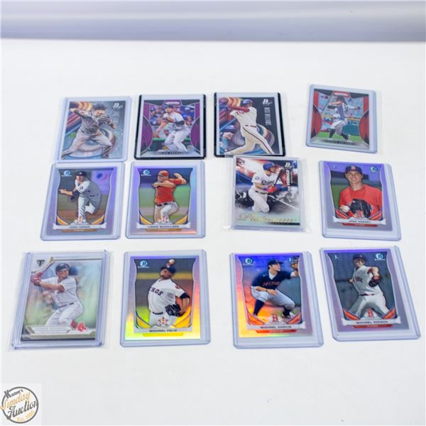 12 ASSORTED BASEBALL CARDS