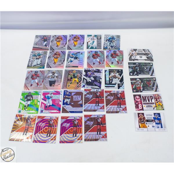 29 ASSORTED FOOTBALL CARDS