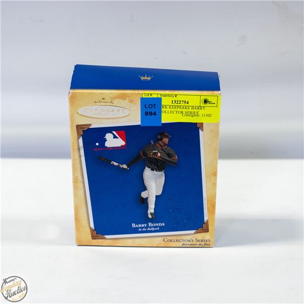 HALLMARK KEEPSAKE BARRY BONDS COLLECTOR SERIES