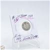 Image 1 : #4981-1929 10 CENT CANADIAN COIN 80 % SILVER
