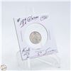 Image 1 : #4974-1920 5 CENT CANADIAN COIN 80 % SILVER
