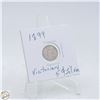 Image 1 : #4965-1899 5 CENT CANADIAN COIN 92.5 % SILVER