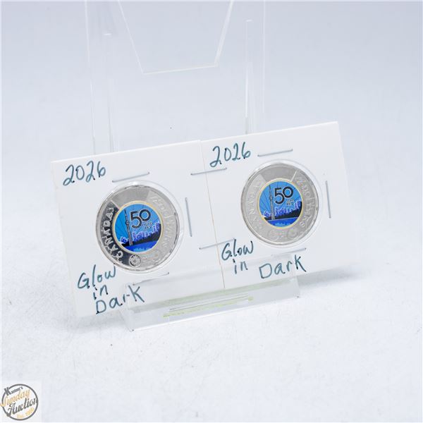 #4960-“GLOW IN THE DARK” UNCIRCULATED 2 X 2026